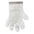 Gants HDPE clairs bleu bon marché avec carte de trou